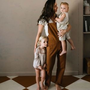 Little Cottonwood Fawn Pinyon Overalls